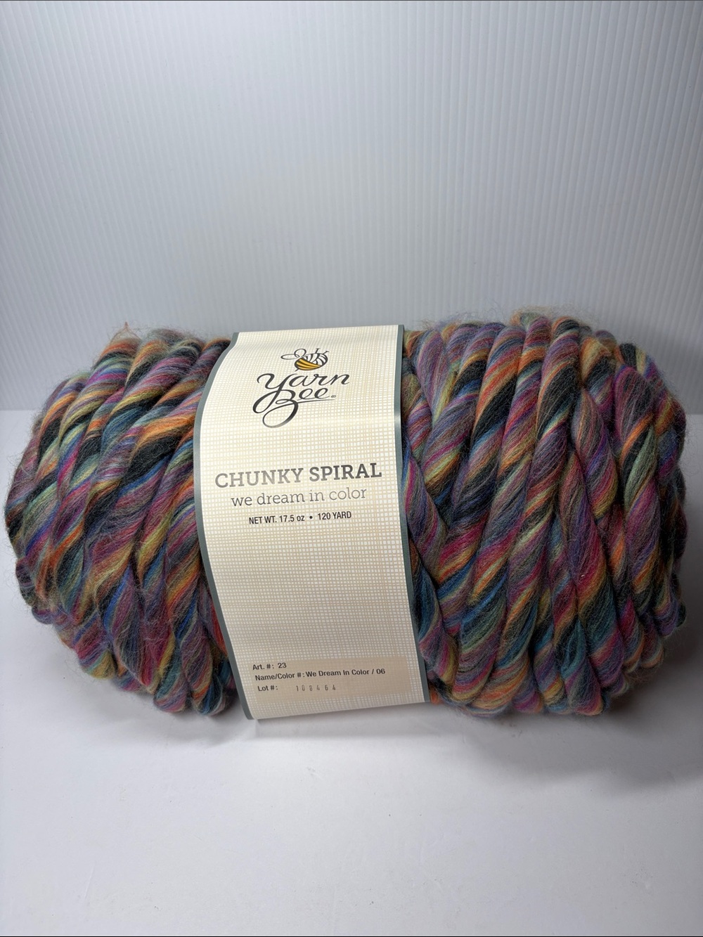 Yarn Bee Chunky Spiral Yarn- We Dream in Color